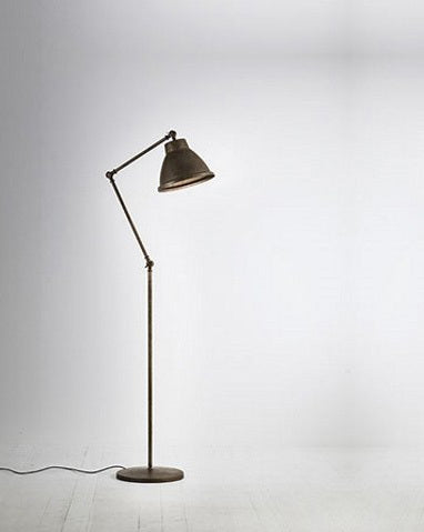 Loft Functional Indoor Floor Lamp Brass