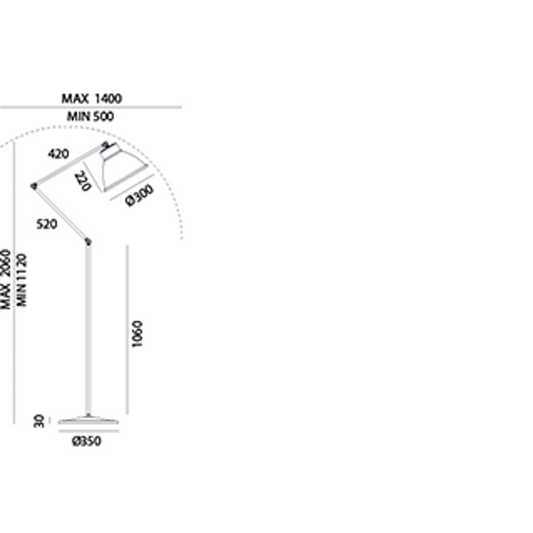 Loft Functional Indoor Floor Lamp Brass