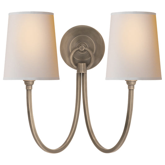 Reed Double Sconce