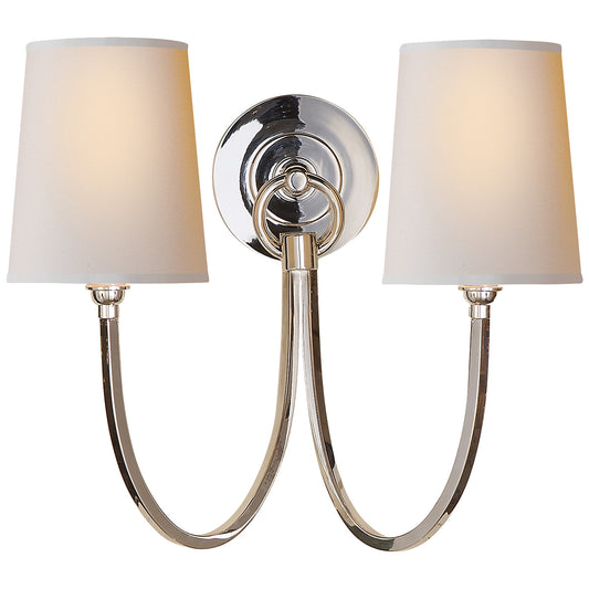 Reed Double Sconce