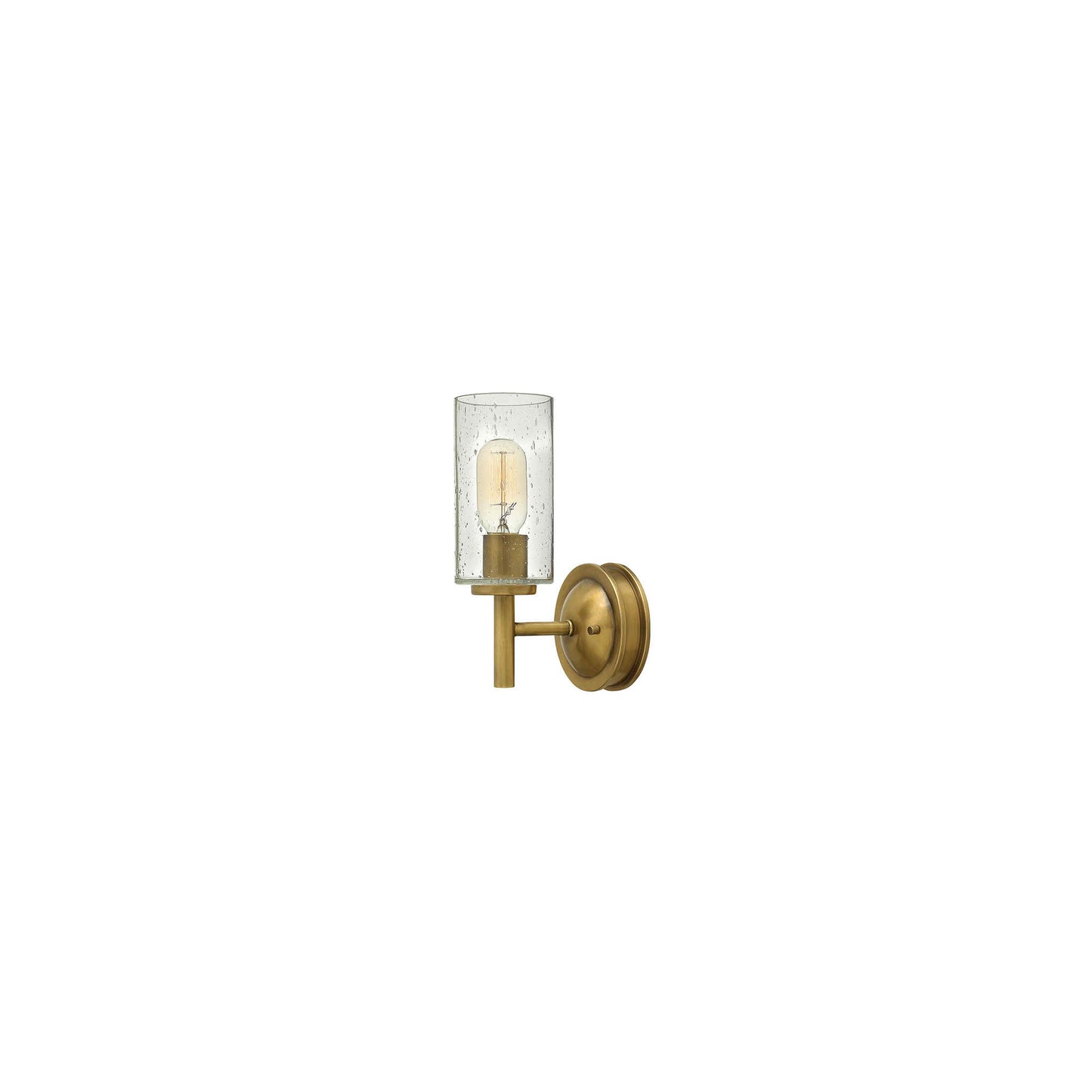 Collier 1lt Wall Light with Glass Shade