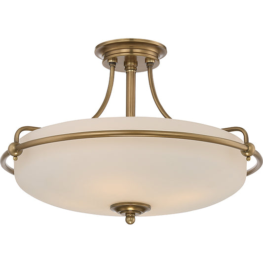 Elstead Griffin Semi-Flush Ceiling Light