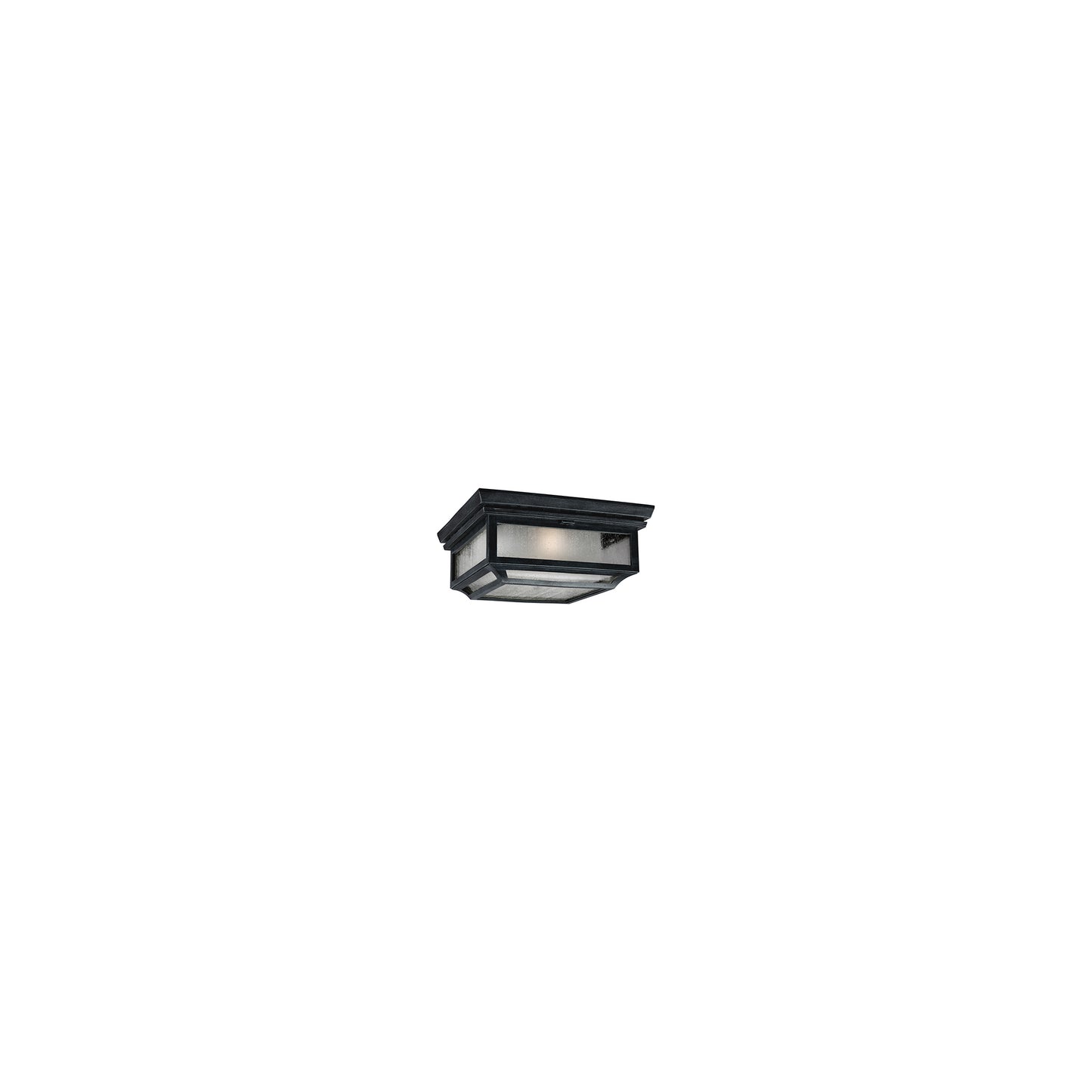 Shepherd 2lt Flush Mount Dark Weathered Zinc