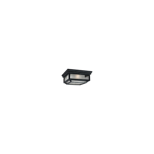 Shepherd 2lt Flush Mount Dark Weathered Zinc