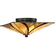 Elstead Asheville 2-Light Flush Ceiling Light