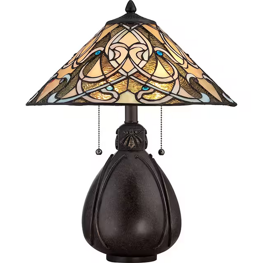 India 2lt Table Lamp Imperial Bronze