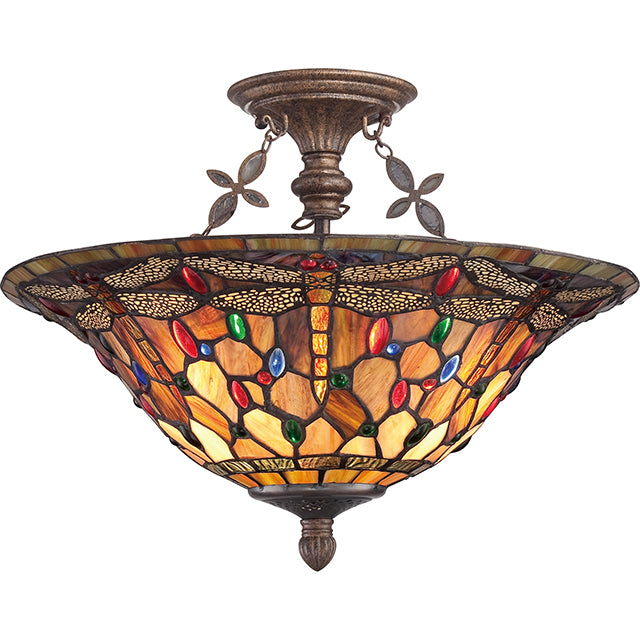 Jewel Dragonfly 3lt Extra Large Semi Flush