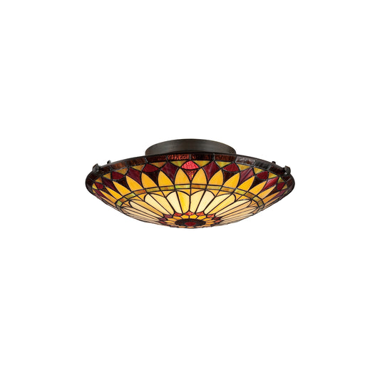 West End Medium Floating Flush Mount Vintage Bronze