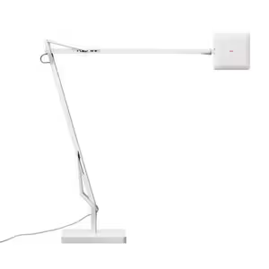 Kelvin Edge Base Adjustable Chrome LED Table Lamp with Die-Cast Aluminium Head