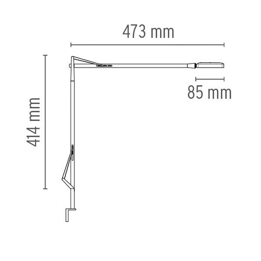 Kelvin Edge Wall Support LED Table Lamp