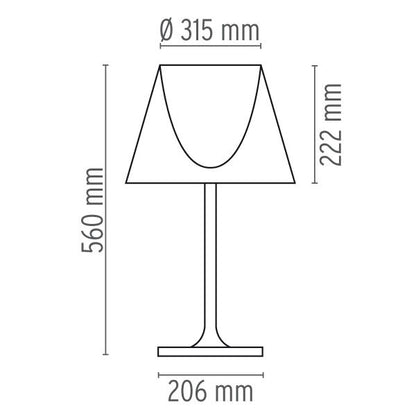 Flos KTribe Table 1 Glass Table Lamp