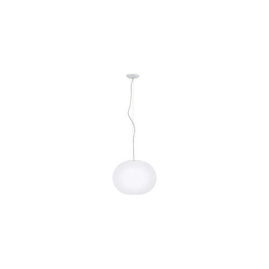 Glo-Ball S2 White Blown Glass Pendant