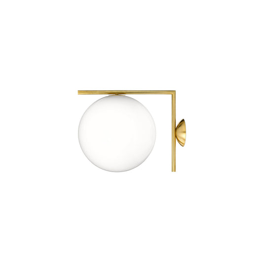 IC C/W2 Wall or Ceiling Light with Blown Glass Opal Diffuser