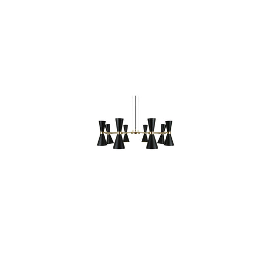 Cairo 8-Arm Mid-Century Chandelier