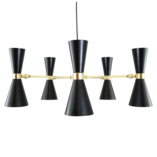 Cairo 5-Arm Mid-Century Chandelier