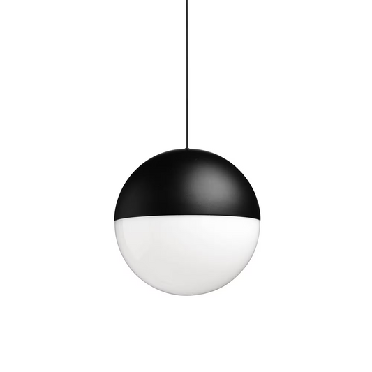 String Light 22mt Cable Sphere Head LED Pendant with Soft Touch Black