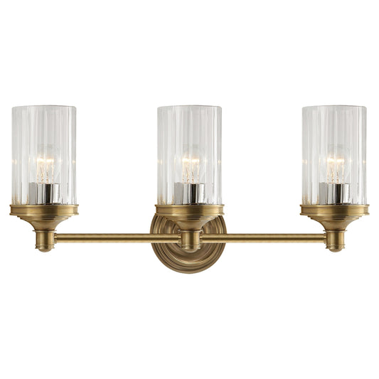 Ava Triple Crystal Wall Light