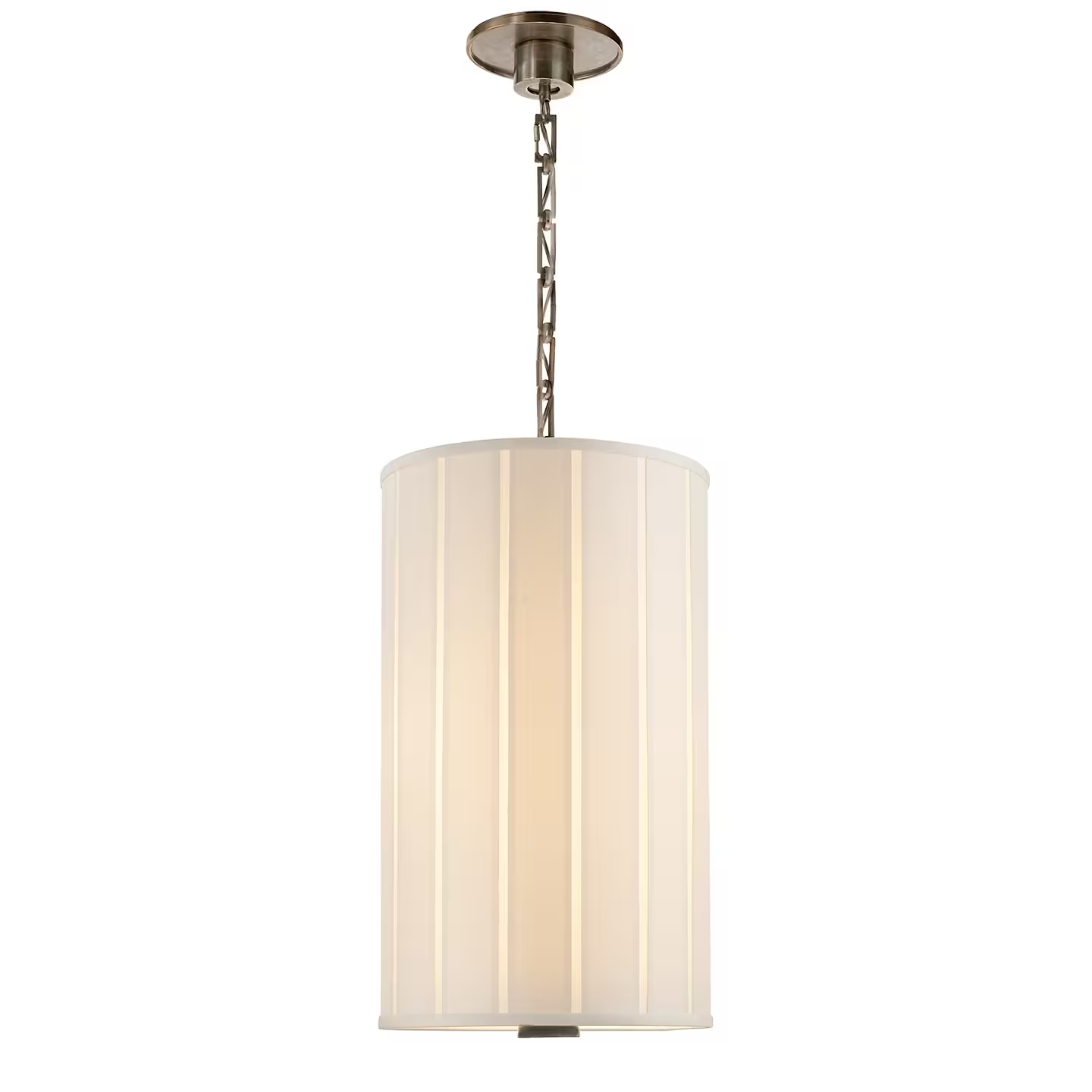 Perfect Pleat Tall Pendant Lantern