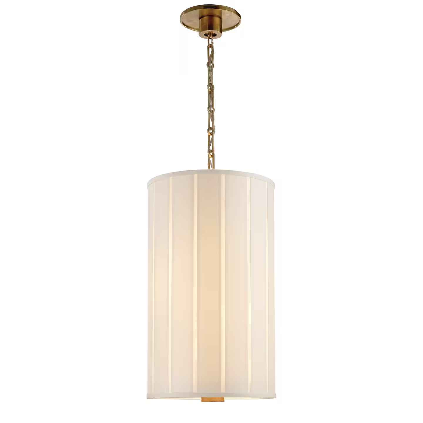 Perfect Pleat Tall Pendant Lantern