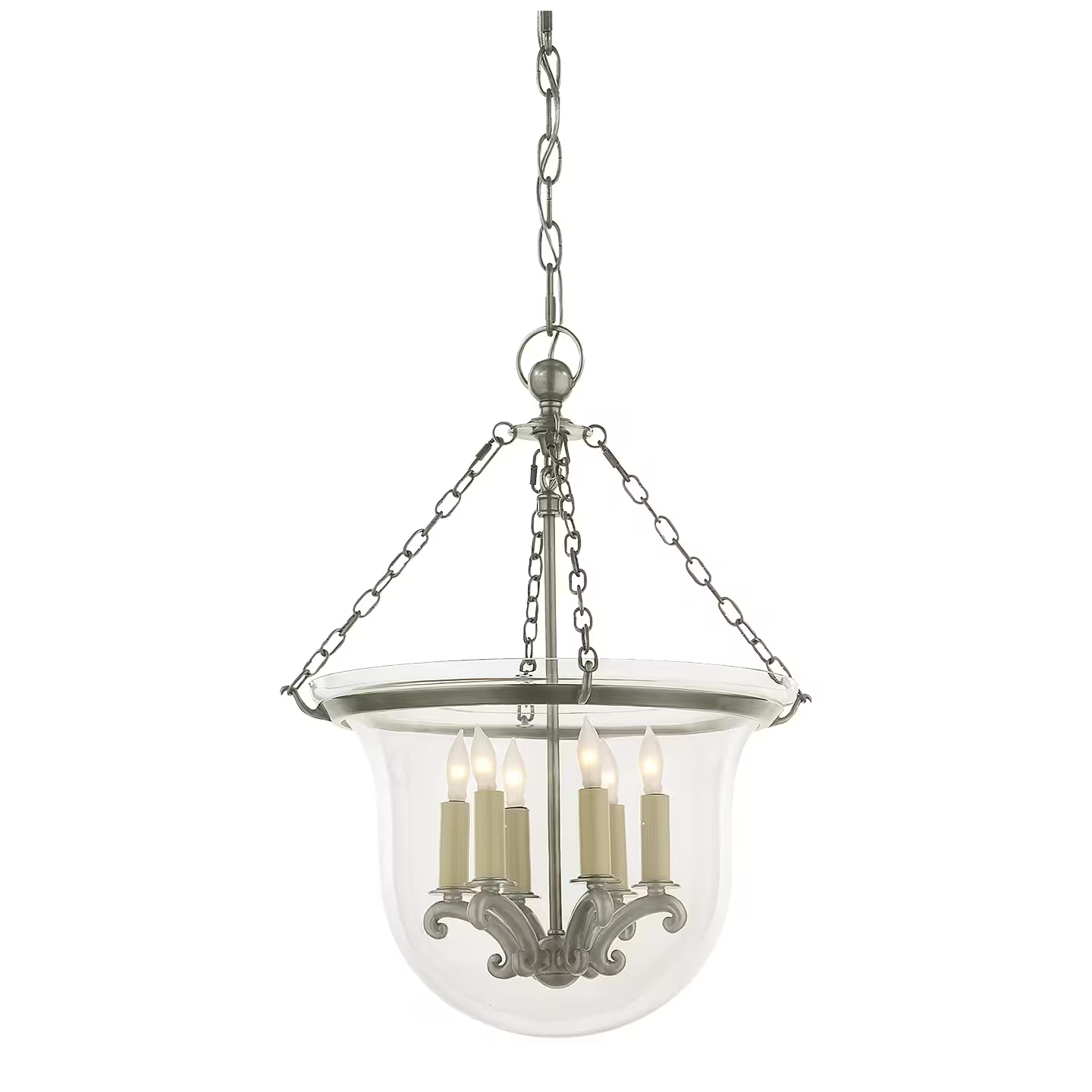 Country Medium Bell Jar Pendant Lantern