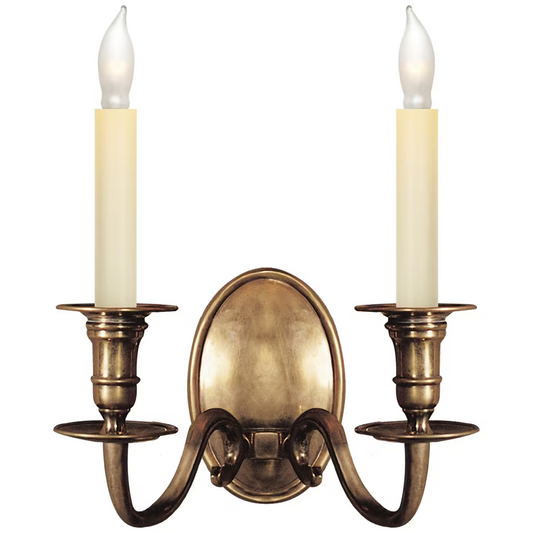 Grosvenor House Double Wall Light