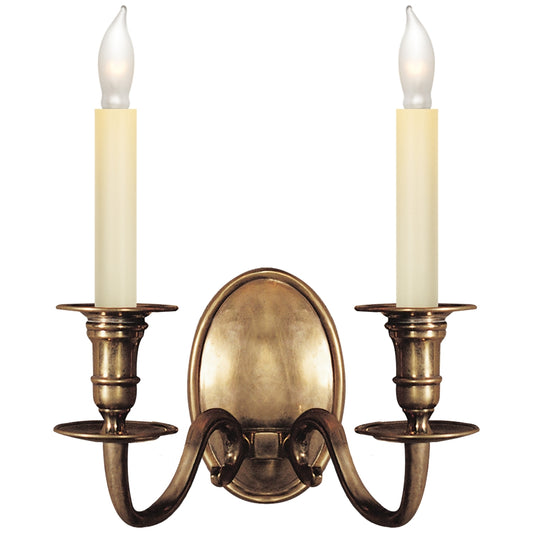 Grosvenor House Double Wall Light
