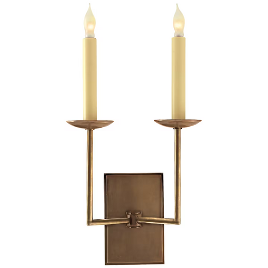 Right Angle Double Wall Light