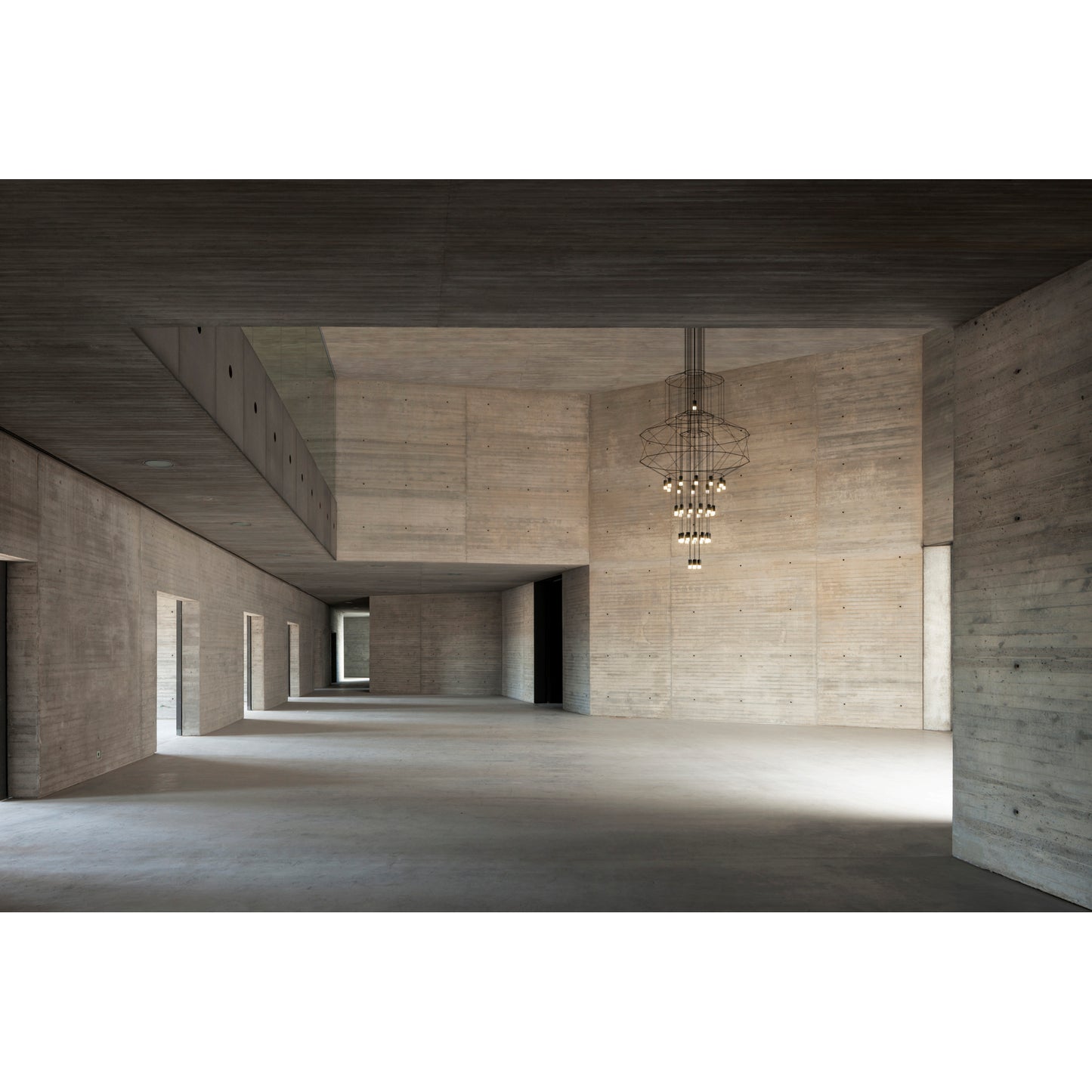 Wireflow Chandelier Forty-Three Light LED Pendant