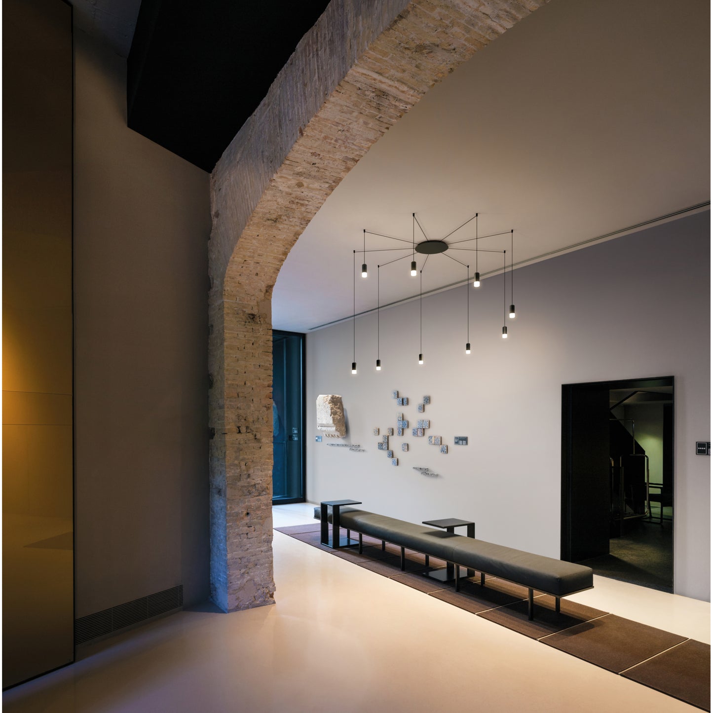 Wireflow FreeFrom Two-Light LED Pendant without Glass