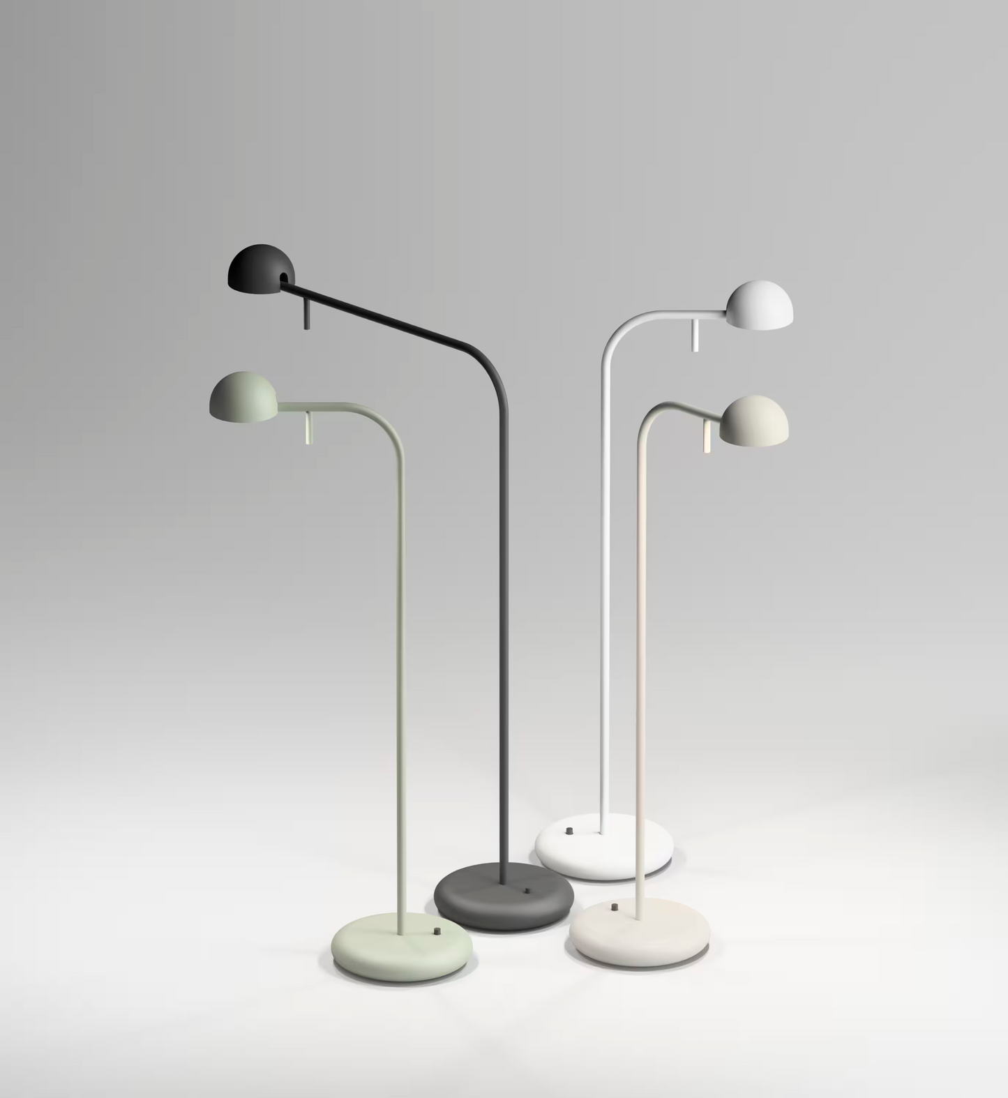 Pin Small LED Table Lamp with Short Arm & Adjustable Head