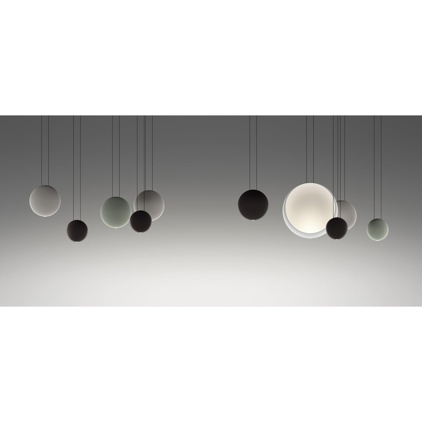 Cosmos Medium Sculptural Dimmable LED Pendant with Polycarbonate Diffuser