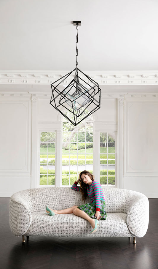 Visual Comfort Cubist Chandelier