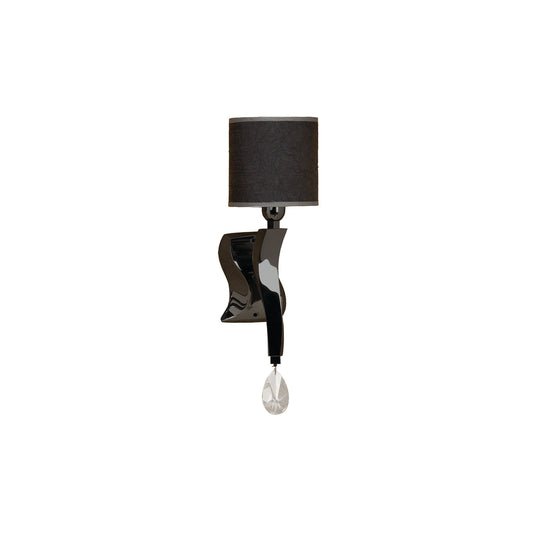 Aire Single Wall Light with Asfour Lead Crystal