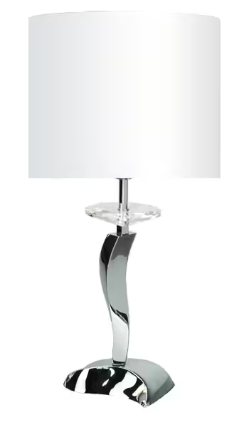 Aire Small Table Lamp with Asfour Lead Crystal