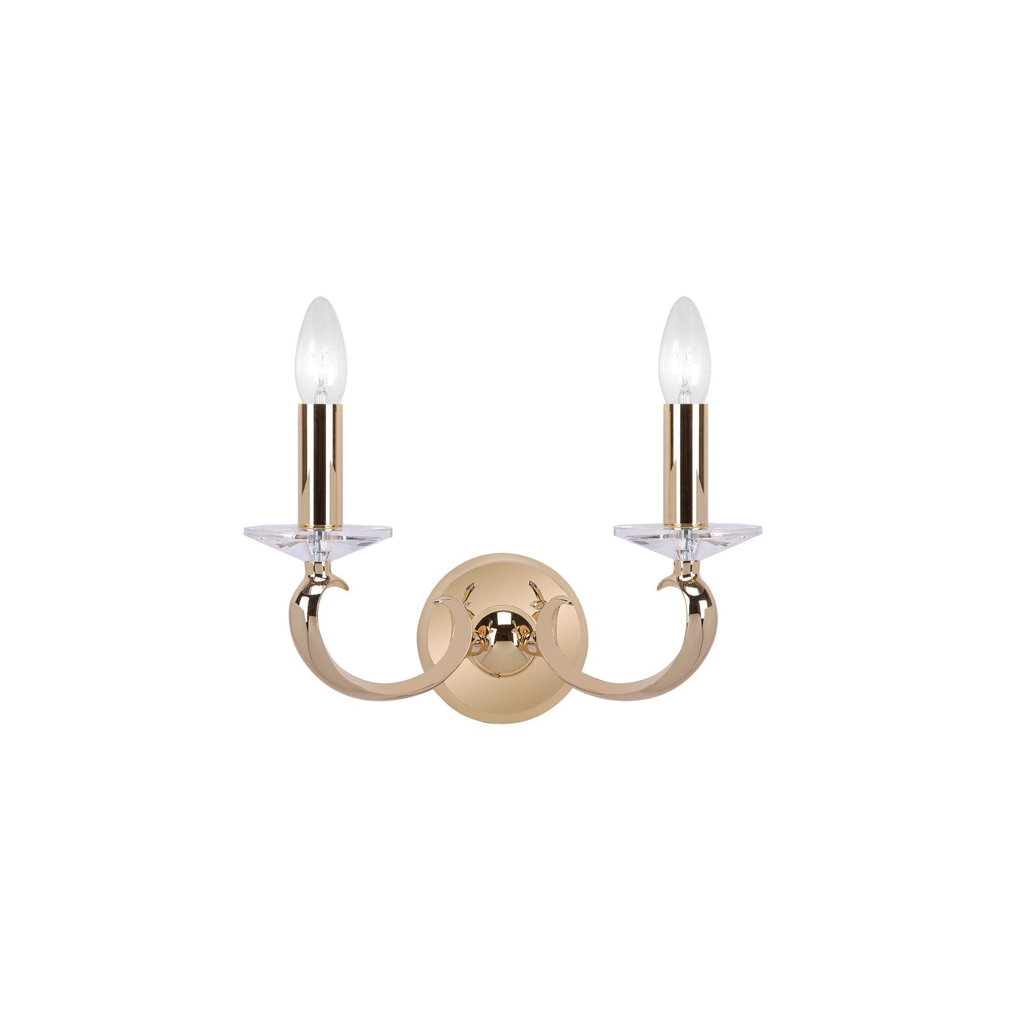 Esbelta Double Wall Light with Asfour Lead Crystal