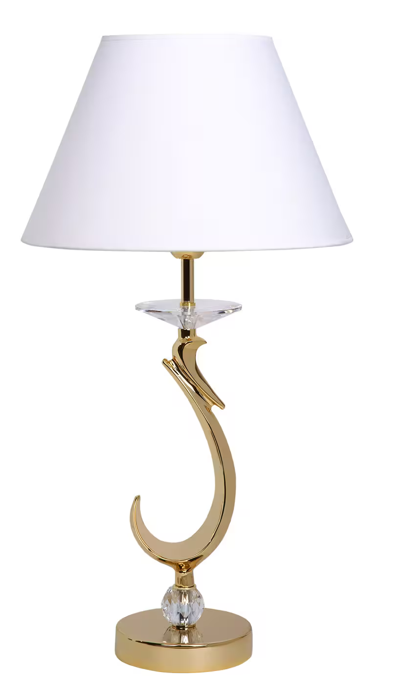 Esbelta Table Lamp with Asfour Lead Crystal Without Shade