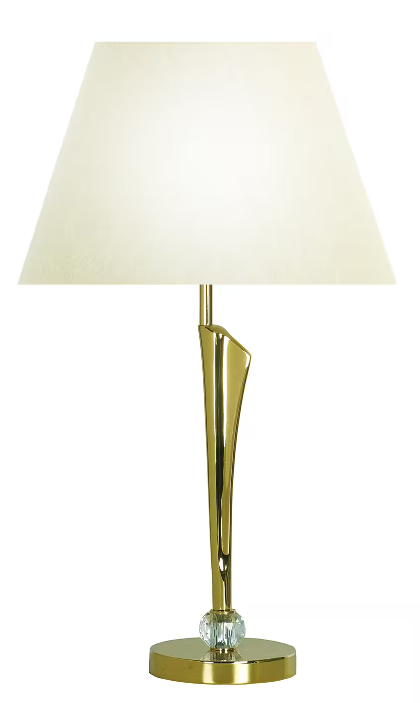 Bahia Table Lamp Without Shade with Asfour Lead Crystal