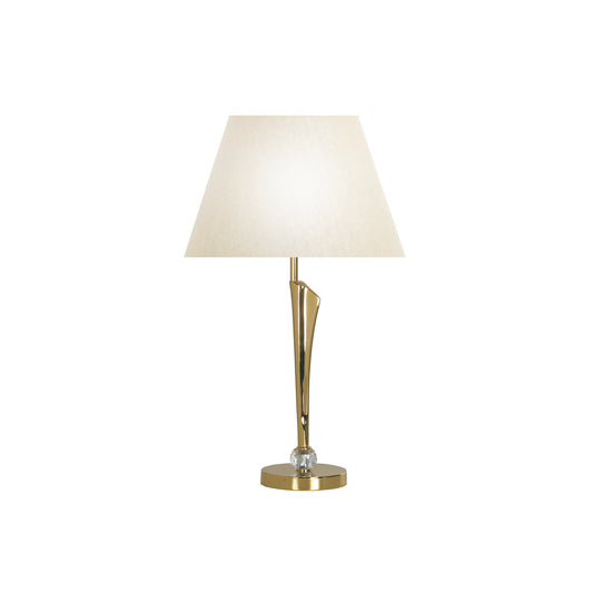 Bahia Table Lamp Without Shade with Asfour Lead Crystal