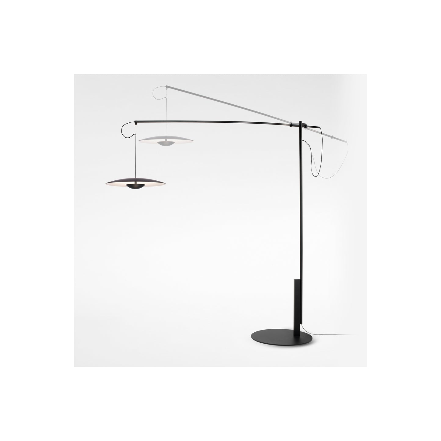 Ginger XL 42 Floor Lamp with Wood Diffuser