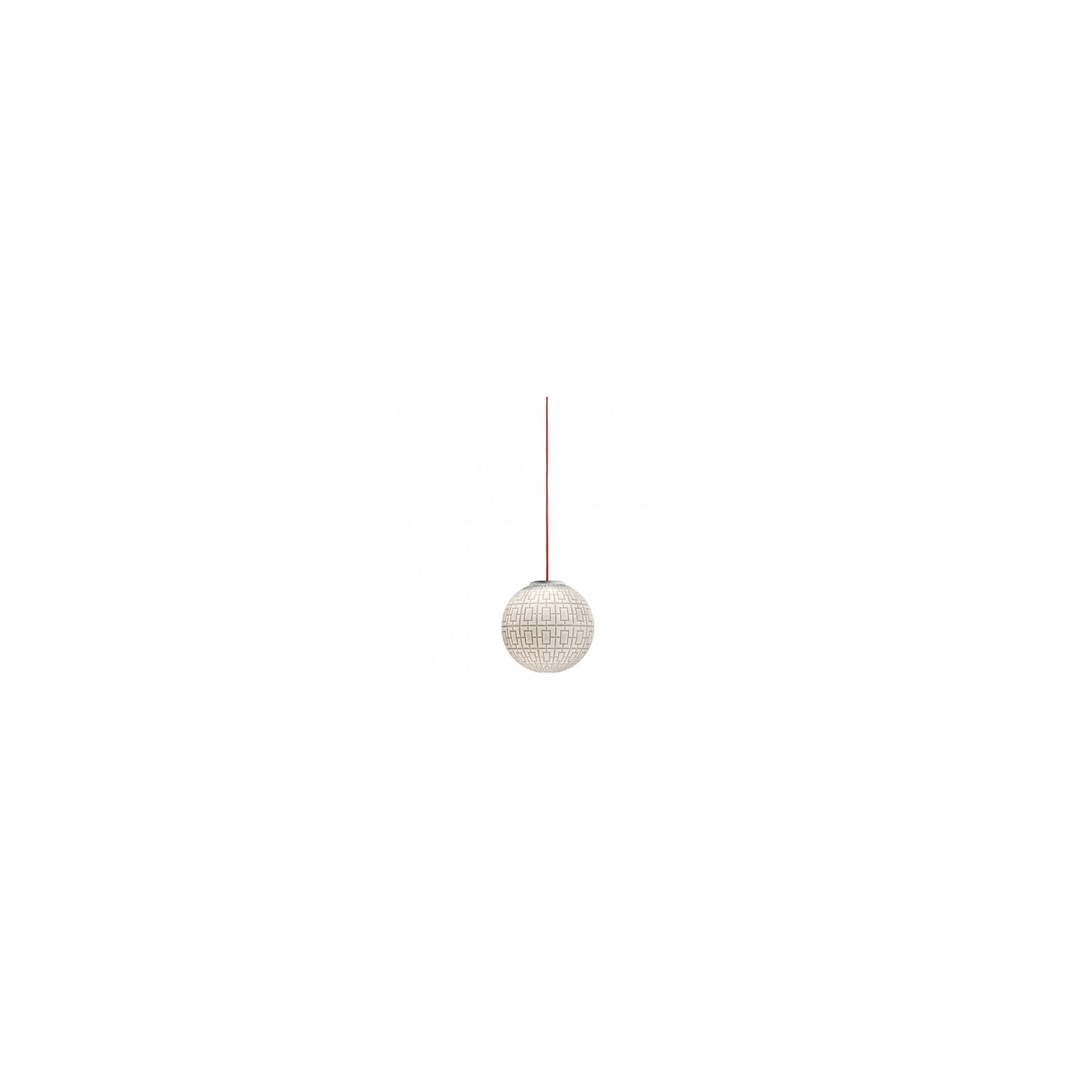 Arabesque Single-Light Round Pendant