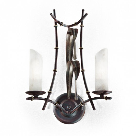 Bamboo Two-Light Wall Lamp