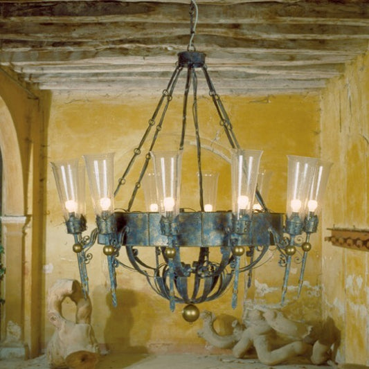 Fiaccole Twelve-Light Chandelier
