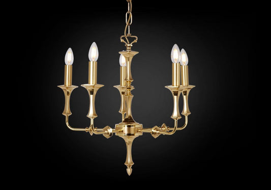 Castle Five-Light Chandelier