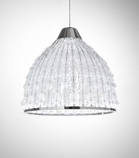 Crowns 492 Small LED Pendant with Blown Glass
