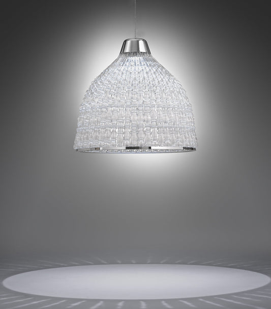 Crowns 492 Large LED Pendant with Blown Glass