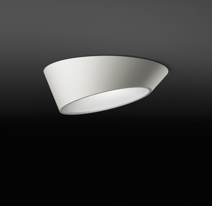 Plus Large Asymmetrical White Ceiling Surface
