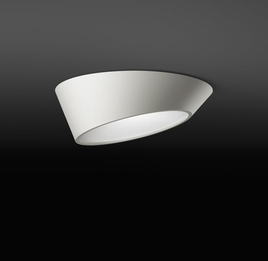 Plus Large Asymmetrical White Ceiling Surface