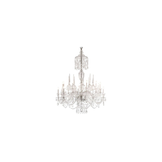 MFO-9 Twenty-Light Chandelier with Crystal Leads