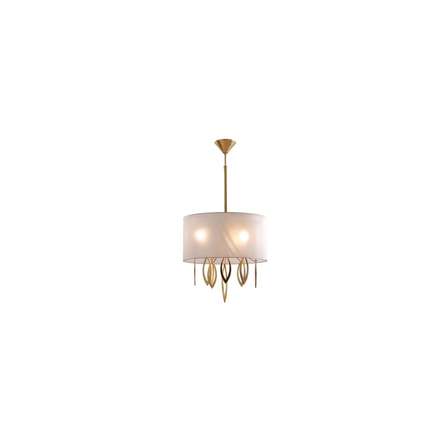 Savanna Matt Gold Pendant with Shade