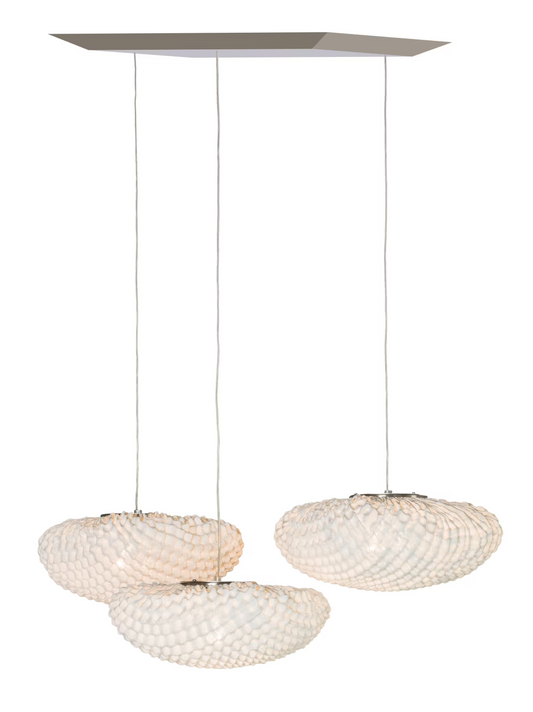 Tati Three-Light Oval Pendant